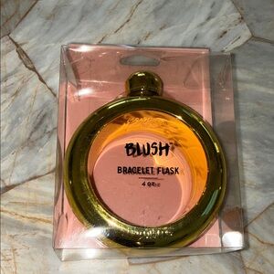 Blush Gold and Pink Bracelet Flask